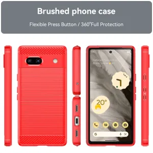 FLEXI TPU Kryt pre Google Pixel 7a červený