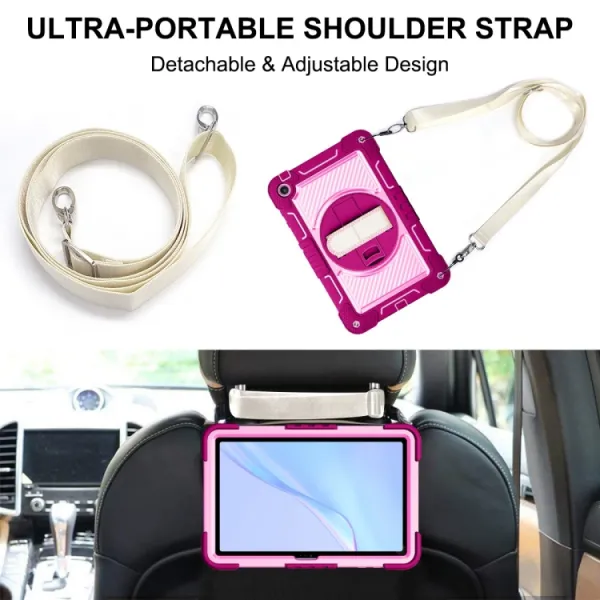 SOLID Odolný kryt pre Huawei MatePad SE tmavoružový