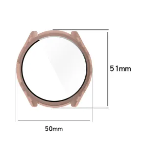 PC FULL COVER Plastový kryt so sklom Garmin Forerunner 965 modrý