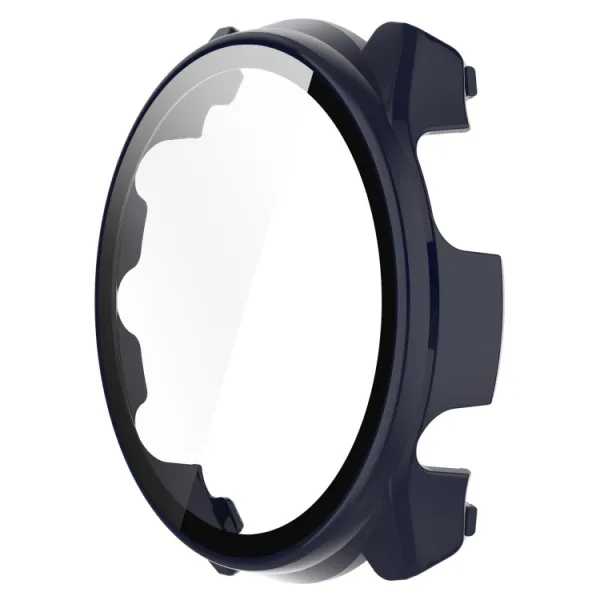 PC FULL COVER Plastový kryt so sklom Garmin Forerunner 965 modrý