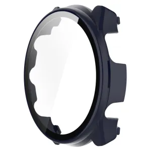 PC FULL COVER Plastový kryt so sklom Garmin Forerunner 965 modrý