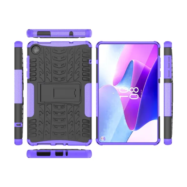 STAND Extra odolný obal Lenovo Tab M8 4. generácia (4th gen) fialový