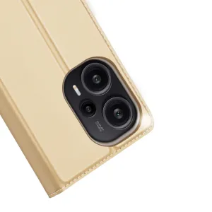 DUX Peňaženkový kryt Xiaomi Poco F5 zlatý