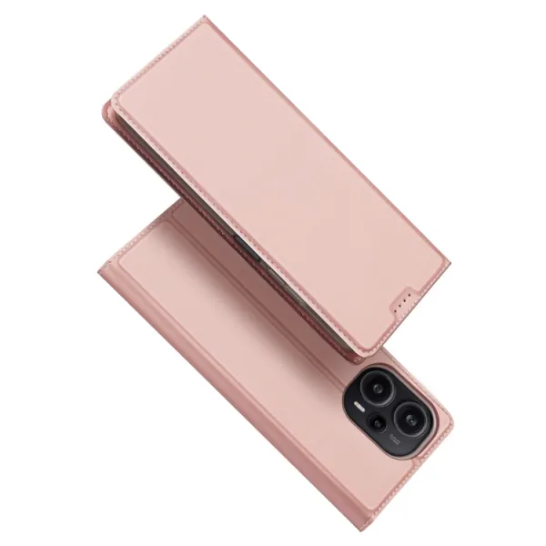 DUX Peňaženkový kryt Xiaomi Poco F5 ružový