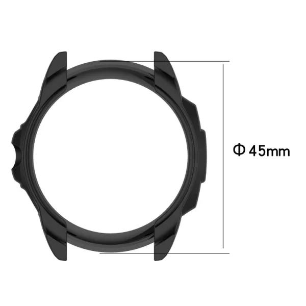 TPU HALF COVER Obal pre Garmin Forerunner 255S modrý