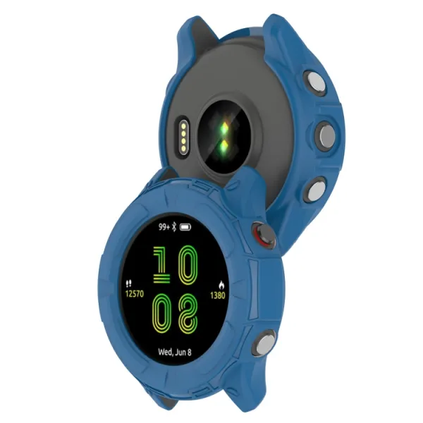 TPU HALF COVER Obal pre Garmin Forerunner 255S modrý