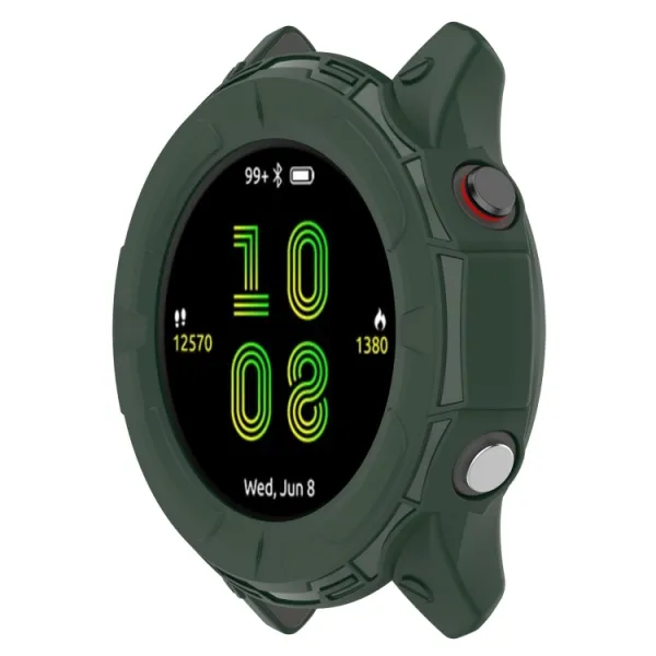 TPU HALF COVER Obal pre Garmin Forerunner 255S zelený