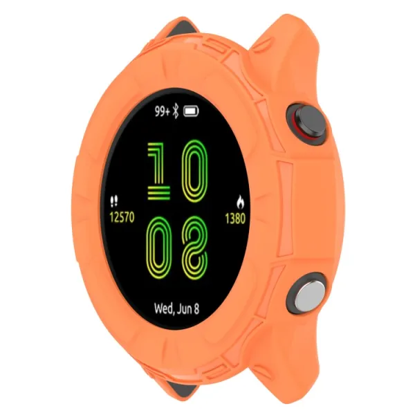 TPU HALF COVER Obal pre Garmin Forerunner 255S oranžový