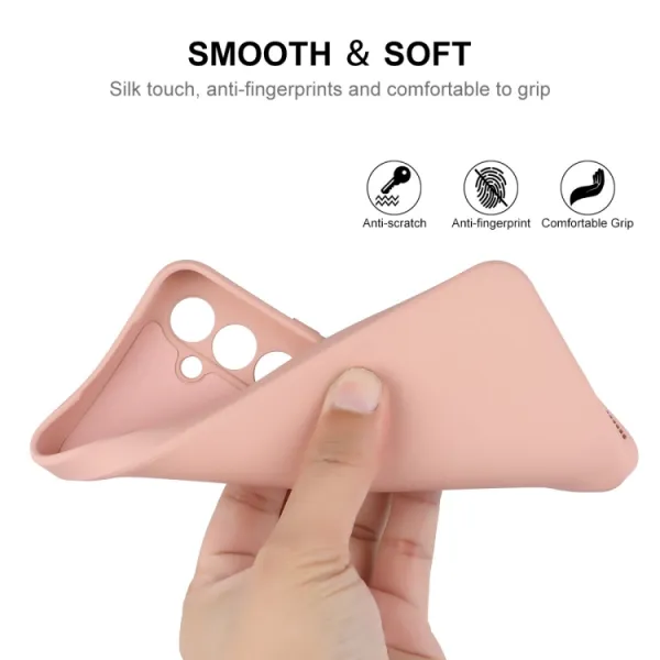 ENKAY SET Silikónový obal a 2D sklo Samsung Galaxy A54 5G modrý