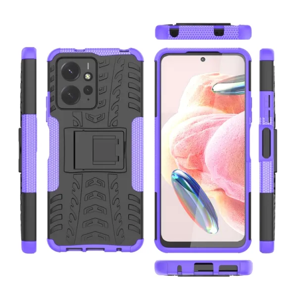 STAND Extra odolný obal Xiaomi Redmi Note 12 fialový