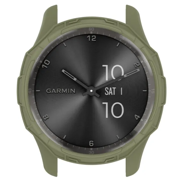 TPU HALF COVER Obal pre Garmin Vivomove Trend zelený