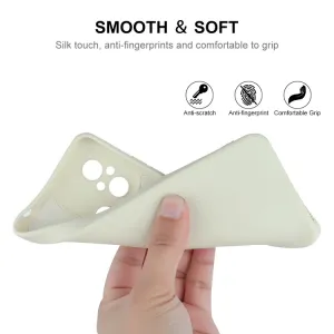 ENKAY SET Silikónový obal a 2D sklo Xiaomi Redmi 12C bežový