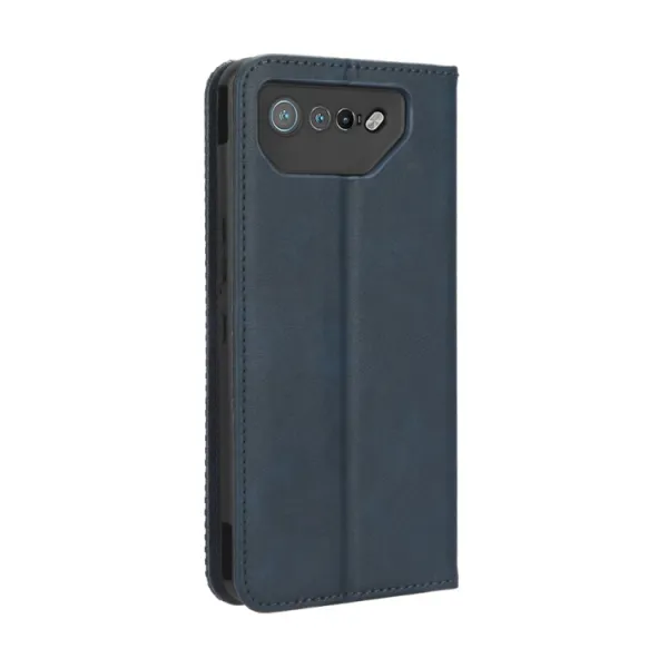 BUSINESS Peňaženkový kryt pre Asus ROG Phone 7 modrý