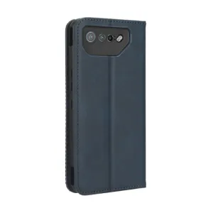 BUSINESS Peňaženkový kryt pre Asus ROG Phone 7 modrý