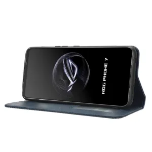 BUSINESS Peňaženkový kryt pre Asus ROG Phone 7 modrý