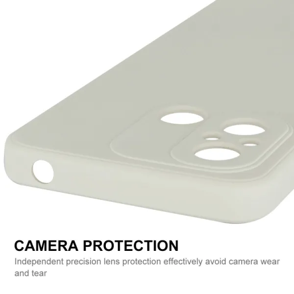 ENKAY SET Silikónový obal a 2D sklo Xiaomi Redmi 12C bežový