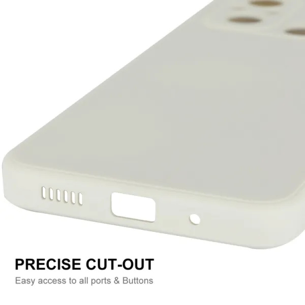 ENKAY SET Silikónový obal a 2D sklo Xiaomi Redmi 12C bežový