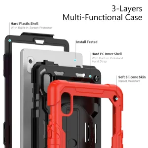 SOLID 360 Obal pre Lenovo Tab M9 červený