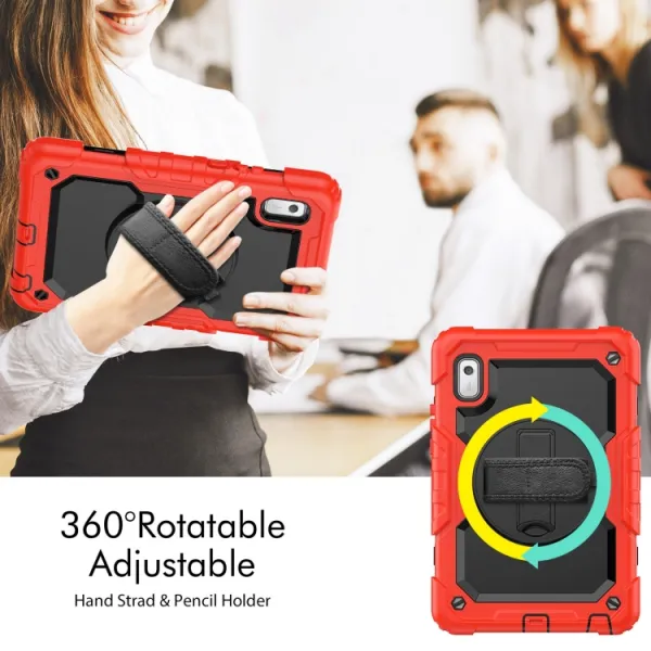 SOLID 360 Obal pre Lenovo Tab M9 červený