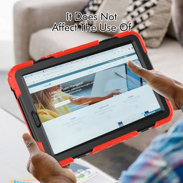 SOLID 360 Obal pre Lenovo Tab M9 červený