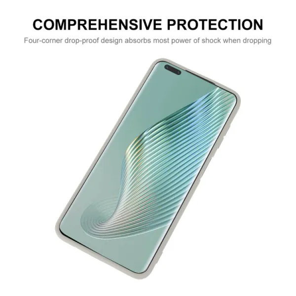 ENKAY RUBBER Ochranný kryt pre Honor Magic5 Pro 5G béžový