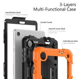 SOLID 360 Obal pre Lenovo Tab M8 4. generácia (4th gen) oranžový