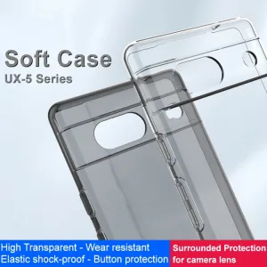 IMAK UX-5 Silikónový kryt pre Google Pixel 7a čierny