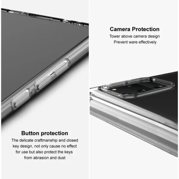 IMAK UX-5 Silikónový kryt pre Google Pixel 7a čierny