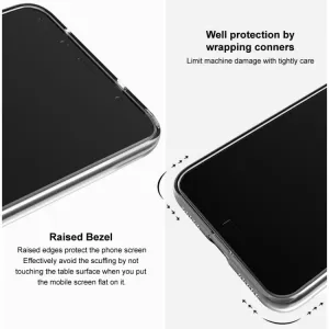 IMAK UX-5 Silikónový kryt pre Google Pixel 7a čierny