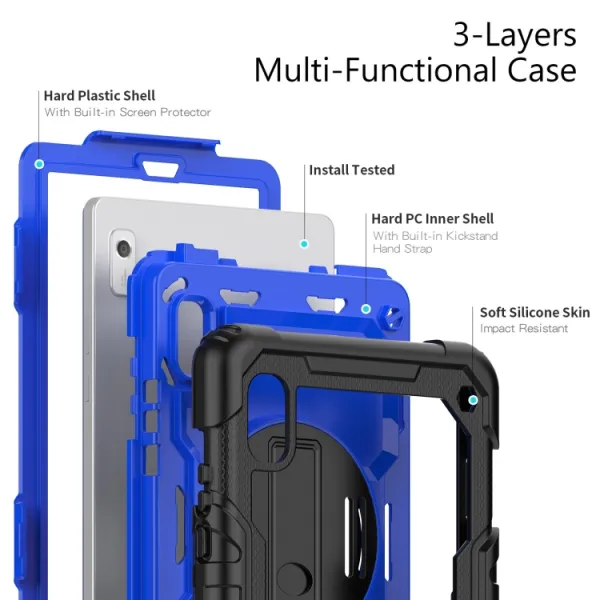 SOLID 360 Obal pre Lenovo Tab M9 tmavomodrý