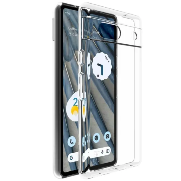 IMAK Ochranný silikónový kryt Google Pixel 7a priehľadný