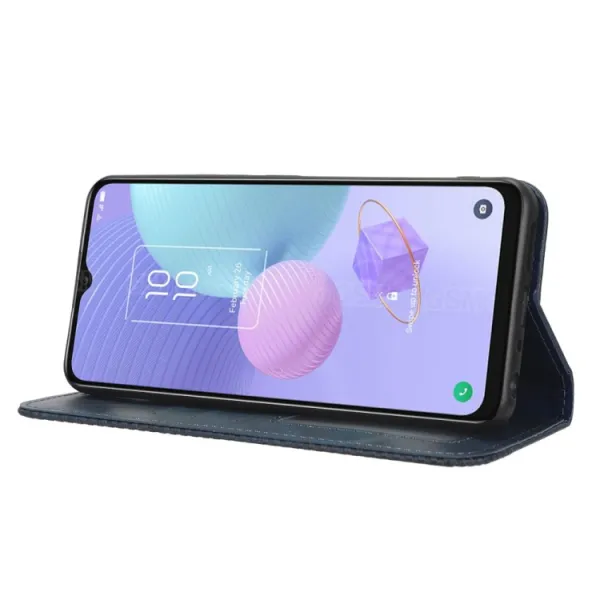 BUSINESS Peňaženkový kryt pre TCL 408 modrý