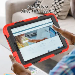 SOLID 360 Obal pre Lenovo Tab M8 4. generácia (4th gen) červený