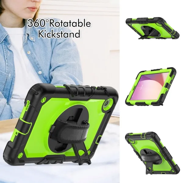 SOLID 360 Obal pre Lenovo Tab M8 4. generácia (4th gen) zelený