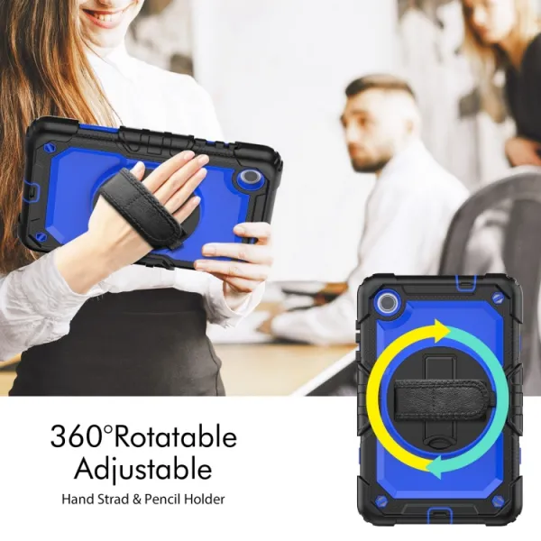SOLID 360 Obal pre Lenovo Tab M8 4. generácia (4th gen) tmavomodrý