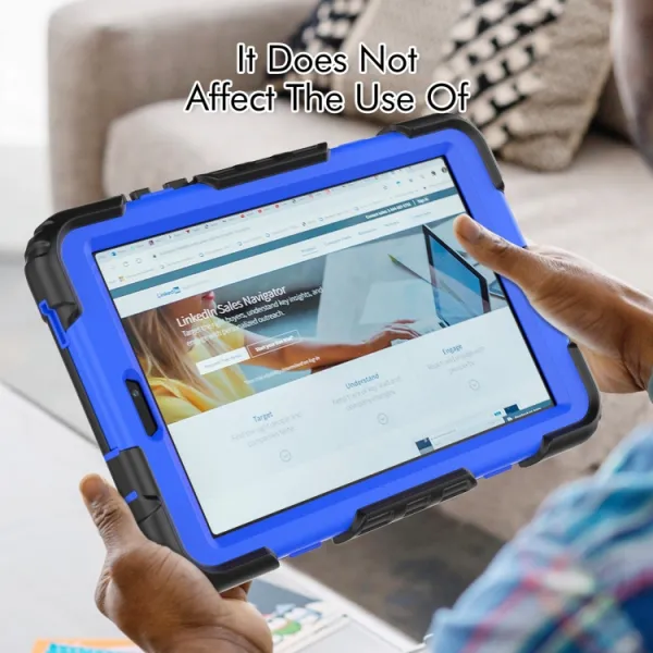 SOLID 360 Obal pre Lenovo Tab M8 4. generácia (4th gen) tmavomodrý
