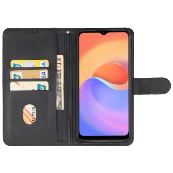 SMOOTH Peňaženkové puzdro pre ZTE Blade A52 Lite čierne
