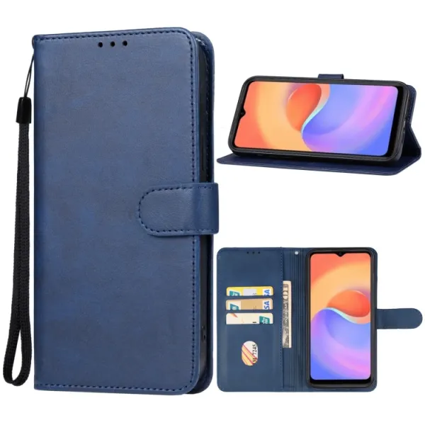 SMOOTH Peňaženkové puzdro pre ZTE Blade A52 Lite modré