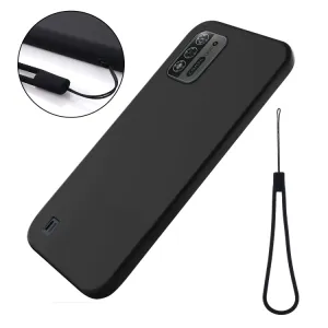 RUBBER Ochranný kryt pre ZTE Blade A52 Lite čierny