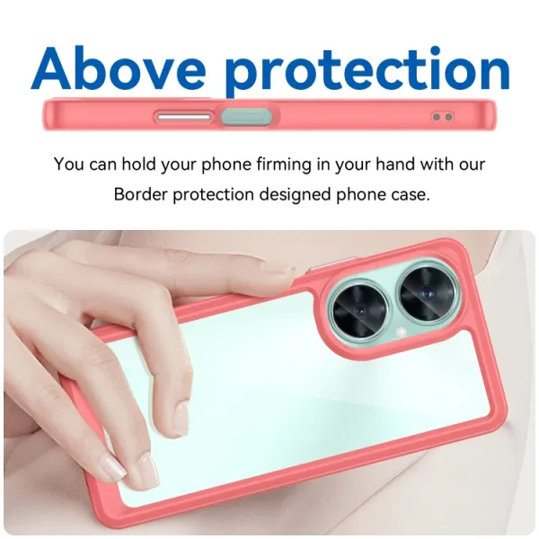 CRYSTAL Ochranný kryt pre Huawei Nova 11i červený