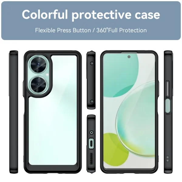 CRYSTAL Ochranný kryt pre Huawei Nova 11i čierny