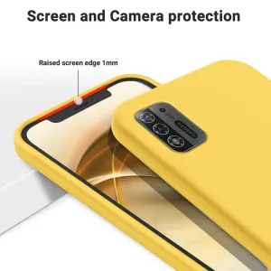 RUBBER Ochranný kryt pre ZTE Blade A52 Lite žltý