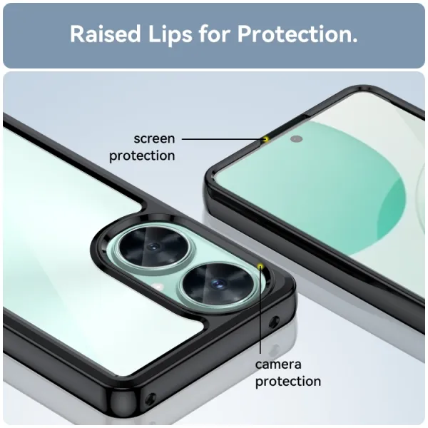 CRYSTAL Ochranný kryt pre Huawei Nova 11i čierny