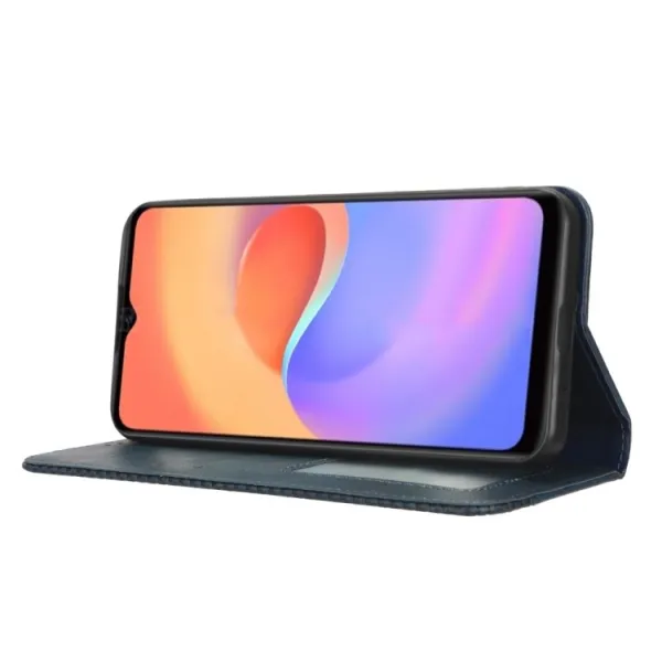 BUSINESS Peňaženkový kryt pre ZTE Blade A52 Lite modrý