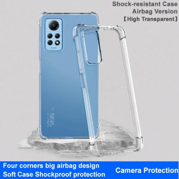IMAK Ochranný silikónový kryt  Xiaomi Redmi Note 12 Pro priehľadný