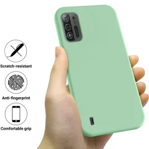 RUBBER Ochranný kryt pre ZTE Blade A52 Lite zelený