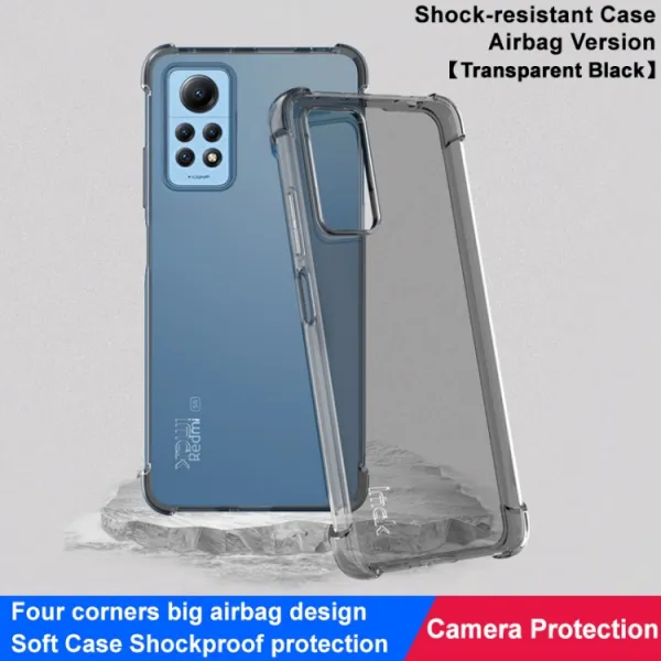 IMAK Ochranný silikónový kryt  Xiaomi Redmi Note 12 Pro čierny