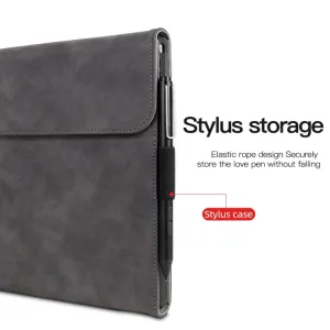 CARA Zaklápací obal Microsoft Surface Go 4 / 3 / 2 / 1 čierny