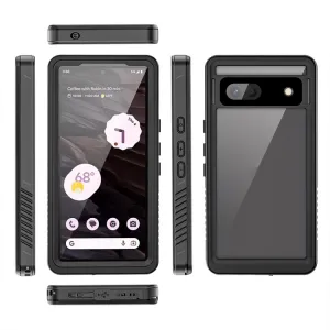 SOLID IP68 Obojstranný kryt pre Google Pixel 7a čierny