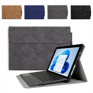 CARA Zaklápací obal Microsoft Surface Go 4 / 3 / 2 / 1 čierny